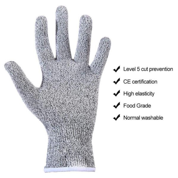 Anti Cutting Resistant Hand Safety Cut-Proof Protection Gloves  (Multicolour)