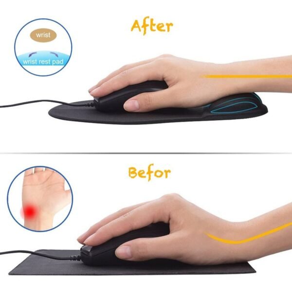 Comfortable Silicone Mouse Pad with Jel Mouse Pad (MOQ: 24)