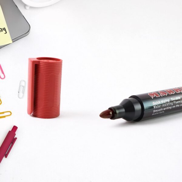 06_0acb2c0b-f680-4b59-868e-ec4bcf9ee441.jpg Premium Permanent Red Marker Pen Set (12 Pcs Set)