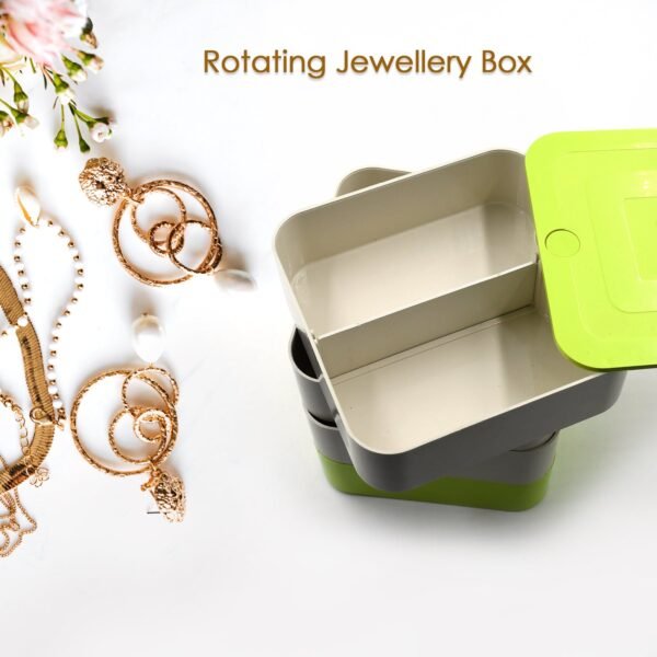 06_0d0c5517-610d-40e0-b5e3-416c2eb3b3a0.jpg 4 Layers Jewelry Box, 360 Degree Rotating Accessory Storage Box
