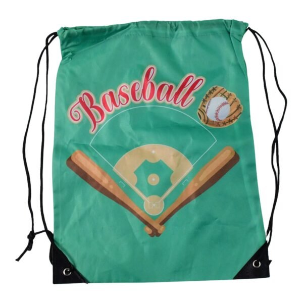 Water-Resistant Nylon Drawstring Backpack Bag (1 Pc / Mix Color & Design)