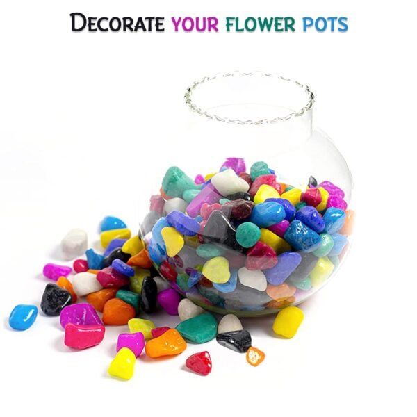 06_125da215-9504-427e-8d79-28357df71d91.jpg Decorative Stones and Pebbles for Garden, Vase Fillers Multicolor.