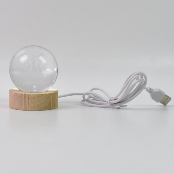 3D Crystal Ball lamps 3D Crystal Ball Night Light (1 Pc)