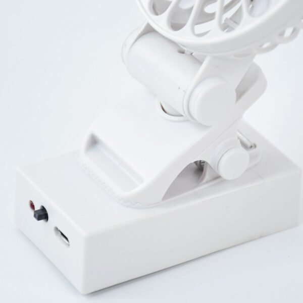 06_14cc33b0-8ea3-403b-971e-b850f6256a86.jpg Rechargeable Mini Clip-On Desk Fan (1 Pc)