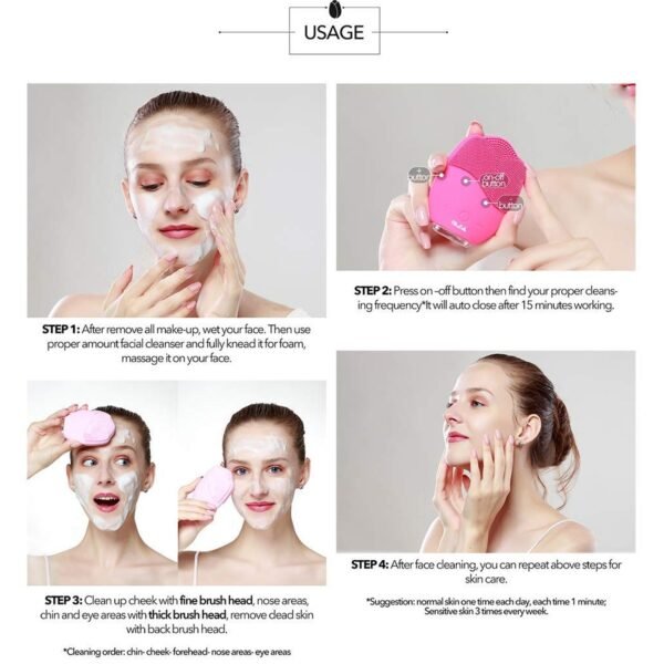 06_18b37571-e683-4f83-9387-e600f1cde41e.jpg Rechargeable Sonic Silicone Face Cleansing Brush