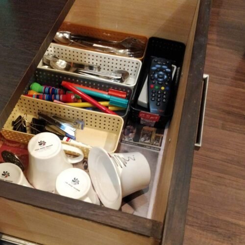 Plastic Multipurpose Desk Organizer Tray (6 Pcs Set)