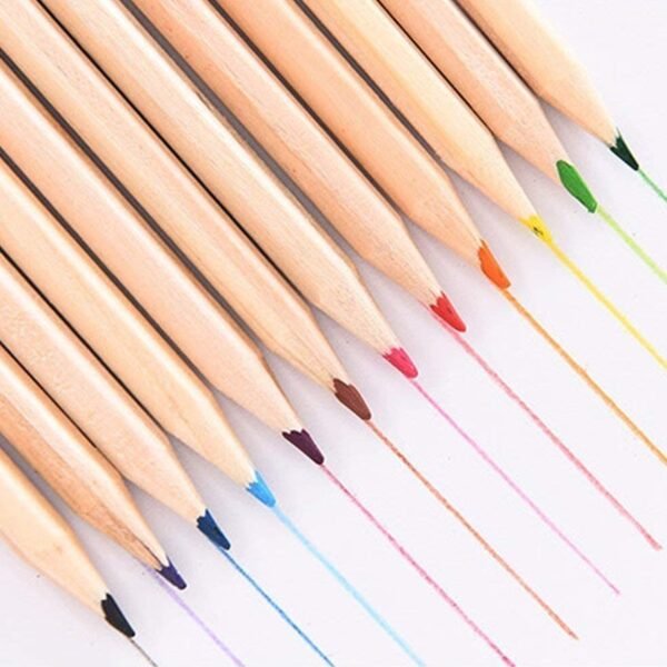 06_1e3eb865-d698-4f51-884c-eb631fbde47b.jpg Colorful Wooden Pencil Set with Pencil box, Ruler, Sharpener (12 Pcs Set)