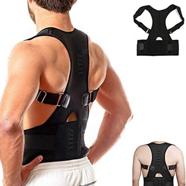 Adjustable Magnetic Power Back Support Correction Belt (1 Pc / XL)