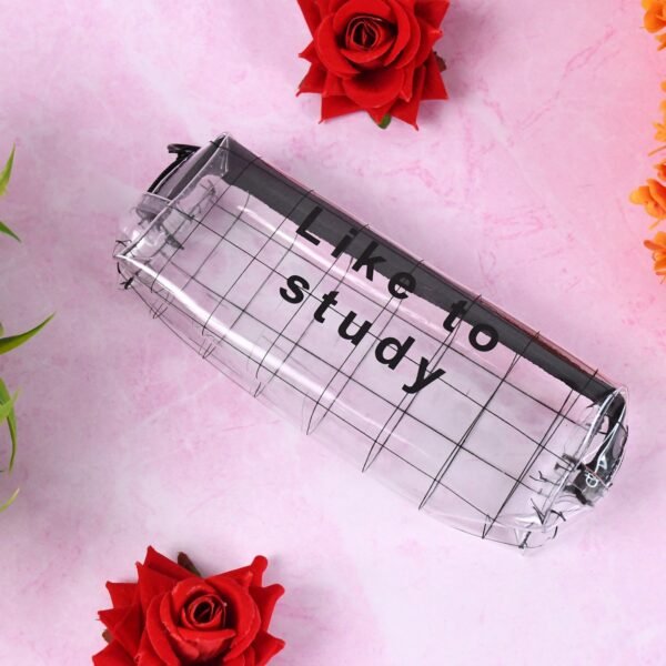 06_298bcb09-84f6-4638-a127-444bd85eb74c.jpg Transparent Pencil Pouch With Zipper (1 Pc)