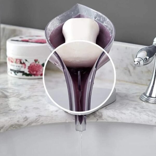 Soap Tray self draining Leaf soap Box Storage soap Box Rack  (1 Pc)