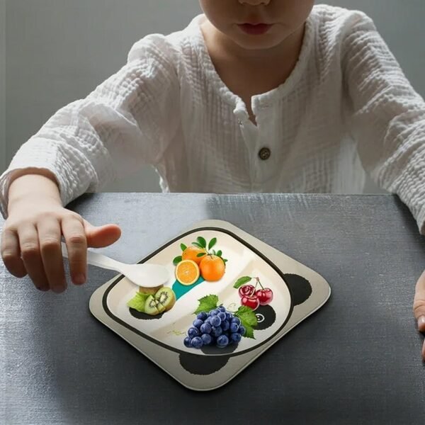 Eco-Friendly Panda-Themed Kids Dinnerware Set (5 Pc)