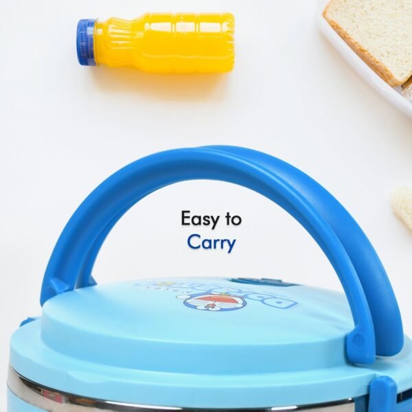 Single Layer Doraemon Steel Lunch Box – Premium Lunch Box for Office & School