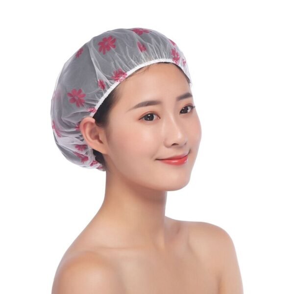 Shower Cap Bath Shower Cap ,Women Reusable Waterproof Women Shower