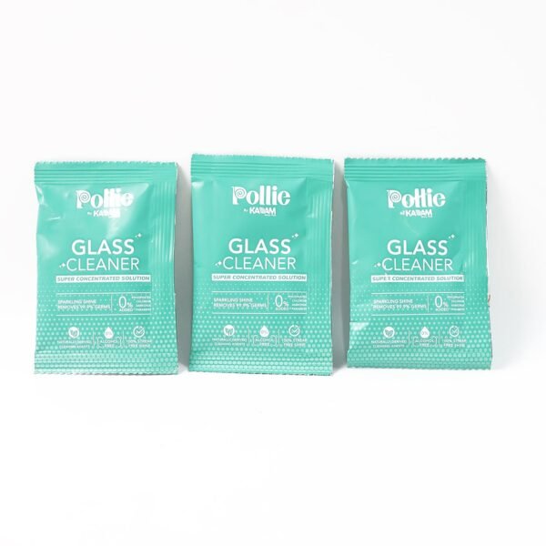 Pollic Kadam Concentrated Glass & Mirror Cleaner Refill Kit Reusable Spray Bottle