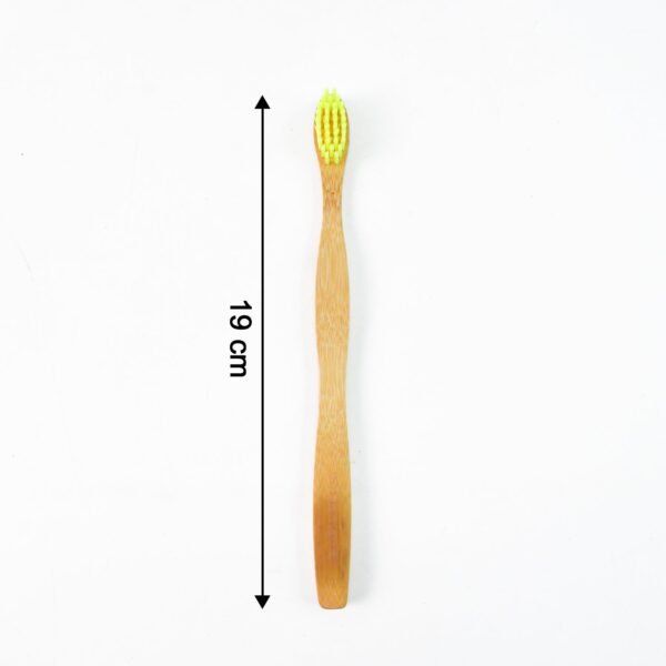 Eco-Friendly Natural Bamboo Toothbrush with Medium Bristles (1 Pc)