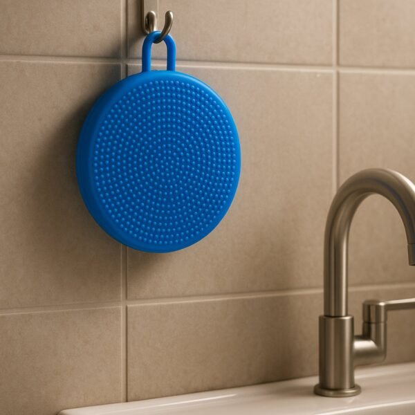 Silicone Dish Scrubber Sponge Mildew Free, Non Stick, Heat Resistant