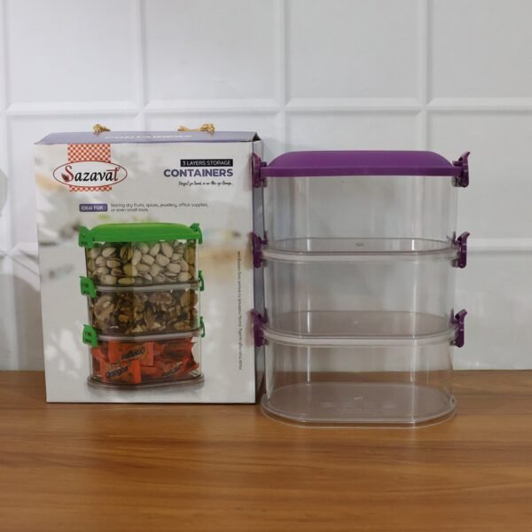 06_54092fef-cda4-4cba-83f0-cb1c0b303e5b.jpg 3 Layer Stackable Airtight Food Storage Container Set (1 Set)