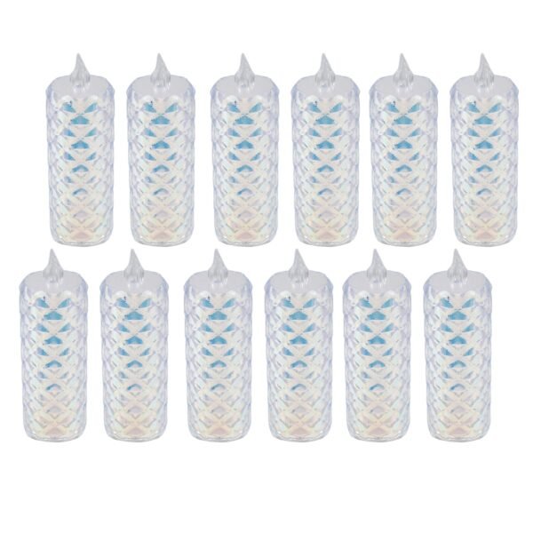 Festive Lighting for Any Occasion: 12 Pack LED Tealight Candles, Diwali