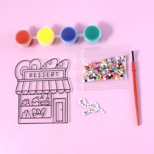 06_54a57b8d-f44a-41f2-b437-427649ede8ba.jpg Kids Paint Coloring & Craft Activity Set with Beads (Mix Design, 1 Set)