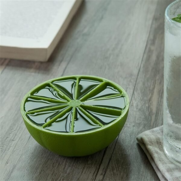 06_55aee246-a12b-4379-ad4a-479b4e4998dc.jpg Lemon Shape Flexible Silicone Ice Cube Tray – 8-Slot Round Ice Mold (1 Pc)