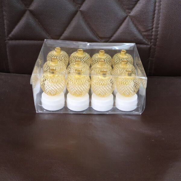 06_62b91a0d-c9bd-4400-b649-9a1726b5db8b.jpg Decorative Apple Shape LED Tealight Candles (12 Pc)