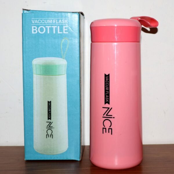 Plastic water Bottle - (Pink Color / 1 Pc / 400ML)