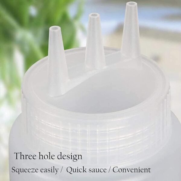 Ketchup Bottles With 3 Nozzle ( 360ml )