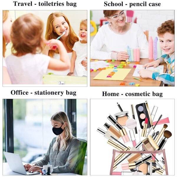 06_671b218e-7171-42f5-910b-e245fbc34bf8.jpg Transparent Zipper Closing Pouch (1 Pc)