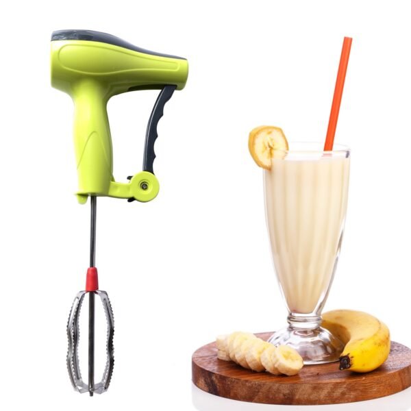 Power Free Manual Hand Blender with Stainless Steel Blades Mixer Rawai