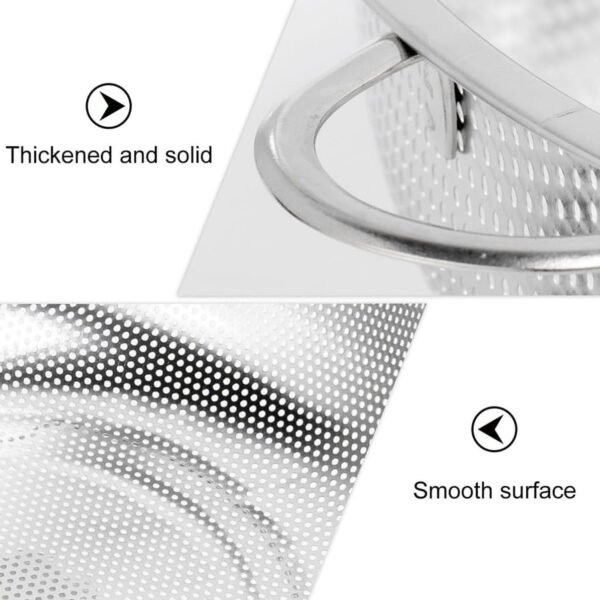 Stainless Steel Rice Vegetables Washing Bowl Strainer Collapsible Strainer.