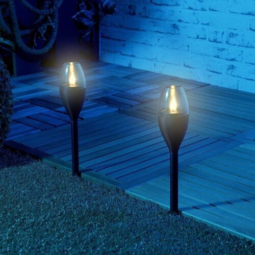 Solar-Powered Outdoor Pathway Garden Light (1 Pc)