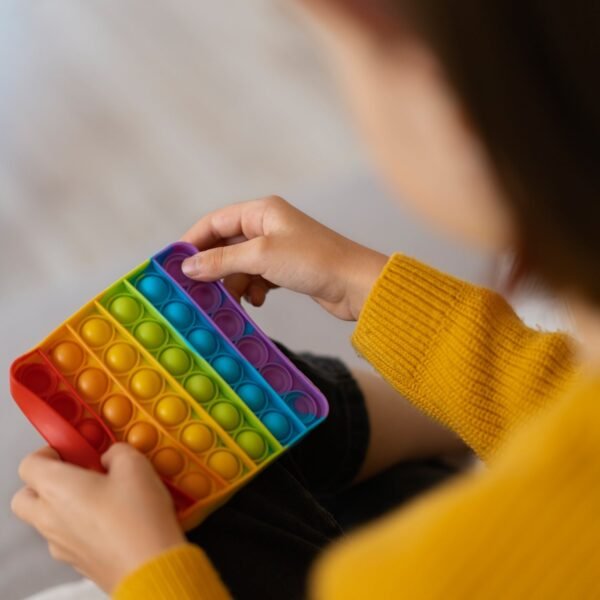 Square it Toy Special Needs Silicone Stress Relief Toy For Kids & Adult All Use Toy