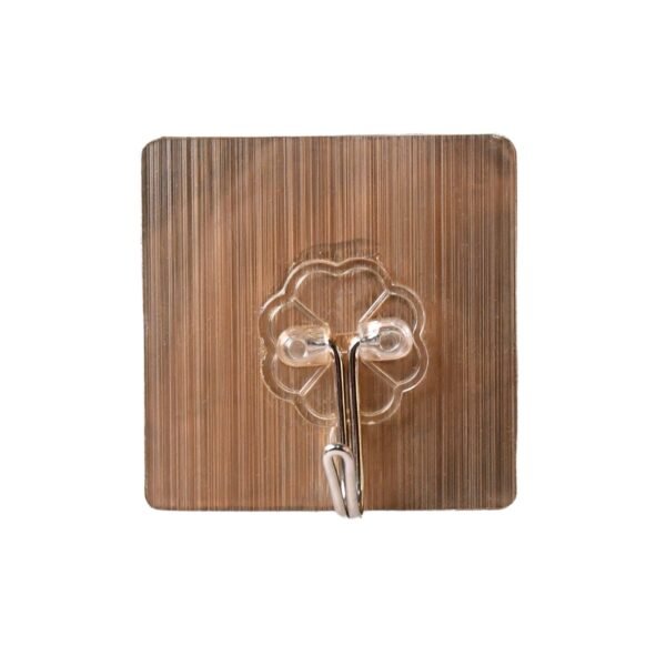 Adhesive Heavy-Duty Hooks for Kitchen and Bathroom (1 Pc / 6×6 Cm)