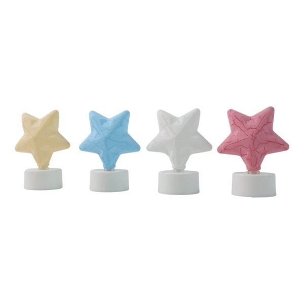06_77daa425-9fff-45f9-b804-9c93a44bbc6d.jpg Star Shape Decorative LED Tealight Candles (4 Pc)