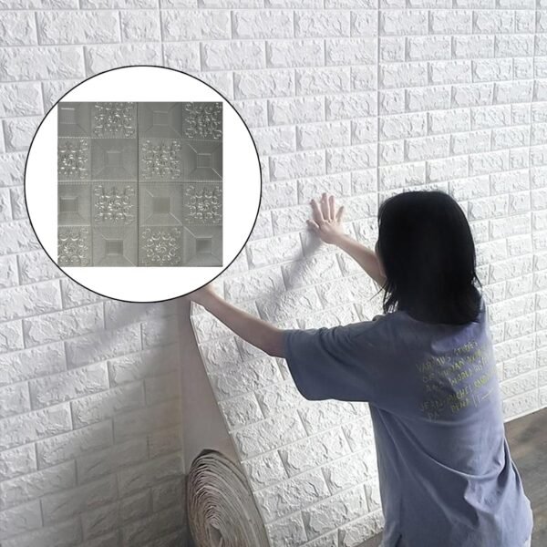 Stone Design 3D Wallpaper Sticker Panels for Ceiling Living Room Bedroom