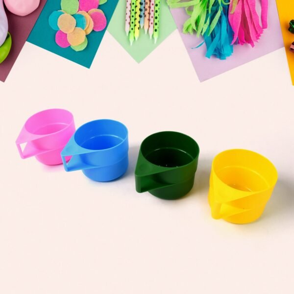 Rainbow Picnic Plastic Pitcher / Jug / Kettle Glass / Cup Set Water (9 Pcs Set)