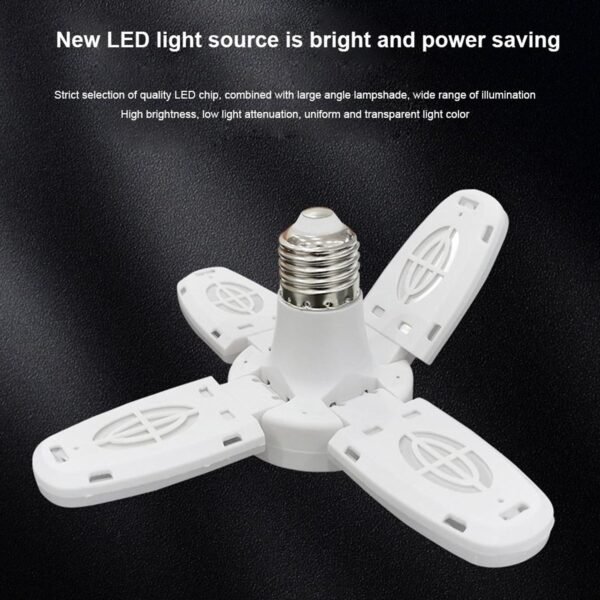 06_7bc6ed44-0f41-47c1-8635-fb6d77fe2e0a.jpg Foldable LED Fan Blade Bulb 28V (1 Pc)