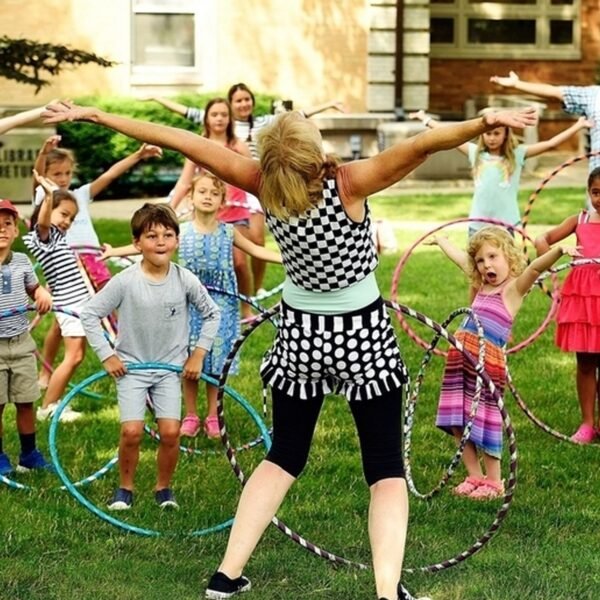 Hoops Hula Interlocking Exercise Ring for Fitness  (8 Pcs)