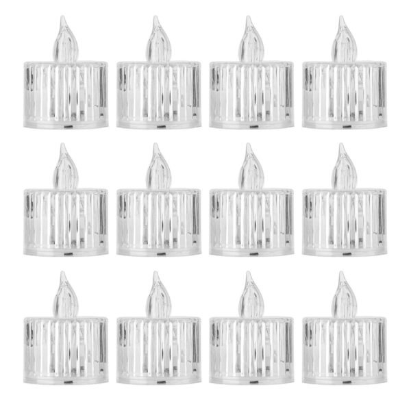 06_80c19eb9-53e2-48c3-ad56-c3114e4d9531.jpg Flameless Acrylic LED Tealight Candles for Festival Decor (12 Pc)