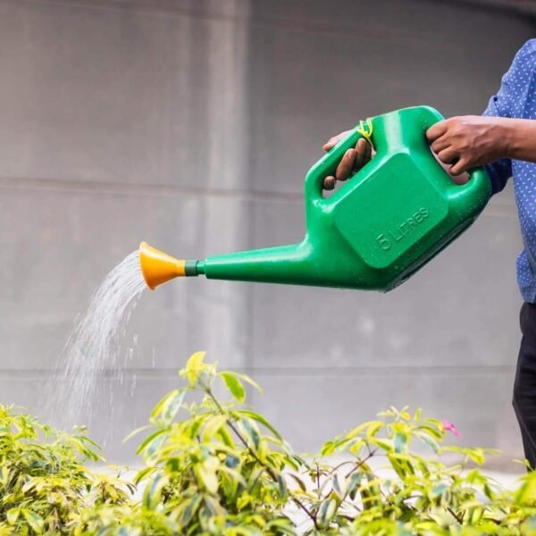 Plastic Watering Can Water Sprayer Sprinkler Plants Indoor Outdoor Gardening, 5 LTR