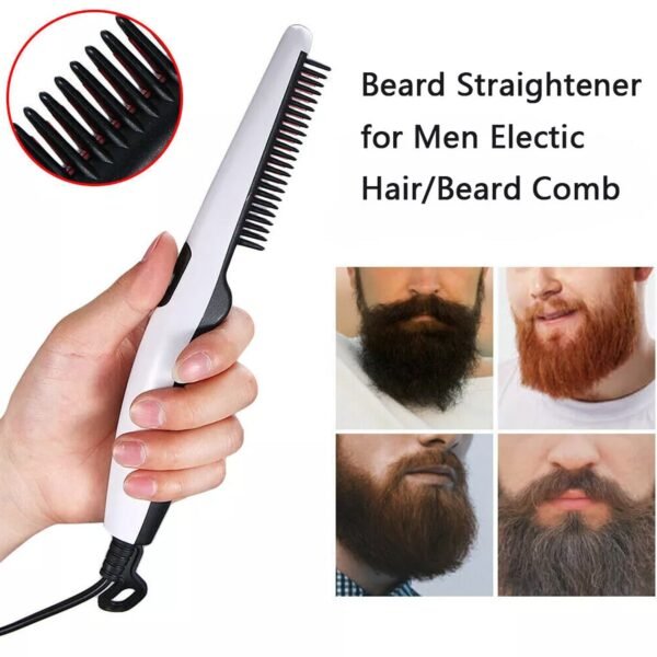 06_88c8fc56-0b33-44b8-9b86-be7de8eca6d8.jpg Electric Hair Straightening Comb Portable Straight Beard Comb (1 Pc)