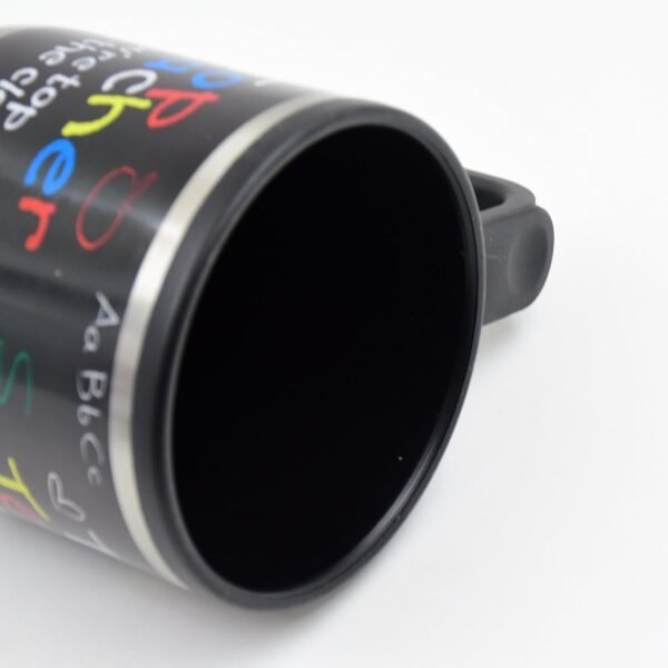 Stainless Steel Insulated Travel Mug - Double-Walled Vacuum Cup Lid & Handle, Tumbler