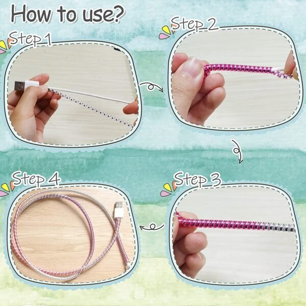 06_8f5bd1d9-41b3-4670-b1d2-5975dcf2dac1.jpg Metallic Cable Protector for Cords & Headphones (Spiral Wrap)