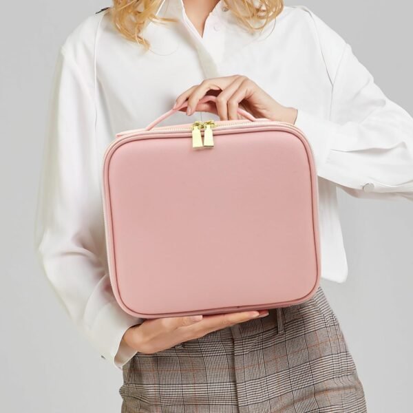 Premium LED Light Makeup Organizer Box (1 Pc / Mix Color)