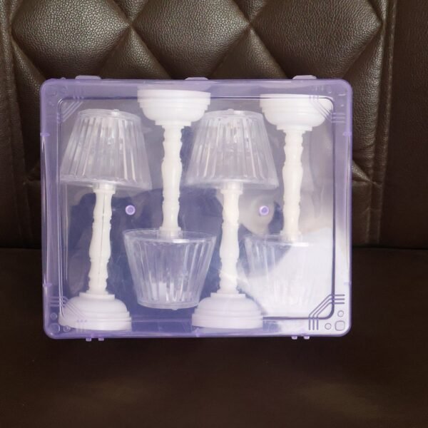 LED Crystal Table Lamps (4 Pc)
