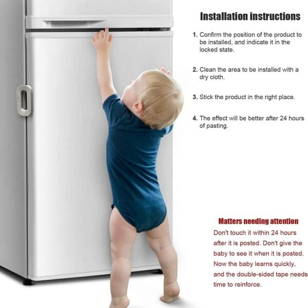 06_978dd083-507e-4a82-b22f-7260d7113128.jpg Fridge Freezer Door Lock -Baby Safety Child Lock