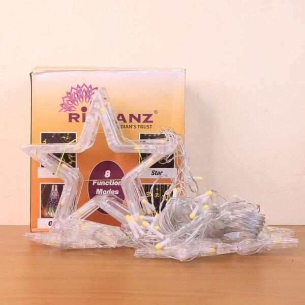 06_98d39702-db38-40b0-9c15-564e1a5a38b9.jpg LED Curtain String Lights LED Christmas Light Indoor and Outdoor Light (Warm White / With Box)