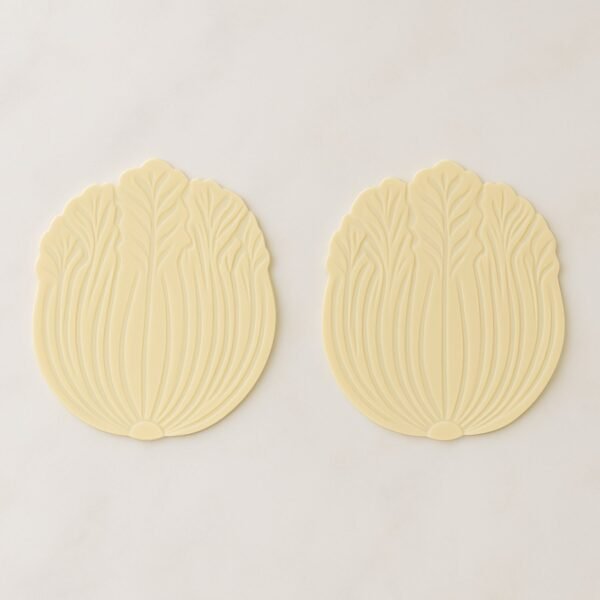 Silicone Leaf Design Coaster Set (2 Pc)