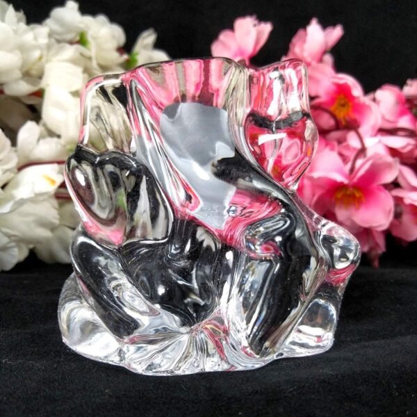 Crystal Glass Ganesha Idol for Home, Office and Car Dashboard, Ganesh Ganesha