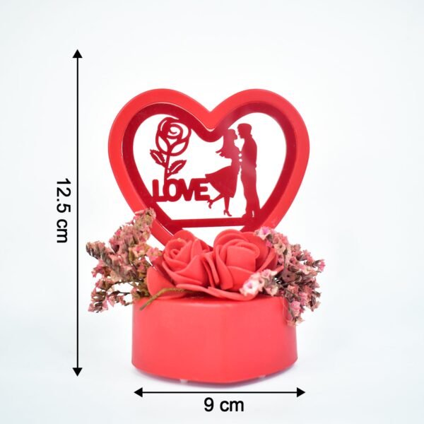06_9fac9119-910d-406c-ac21-4f9a9c49084a.jpg Romantic Heart-Shaped Love Couple Decorative Showpiece with Rose Base (1 Pc)